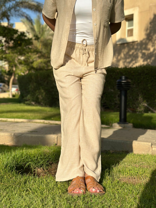 Easy Fit Linen Trousers